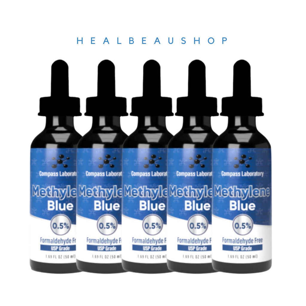 Methylene Blue 1% USP Grade – 50ml | High-Purity Laboratory Grade Solution | Original USA Product