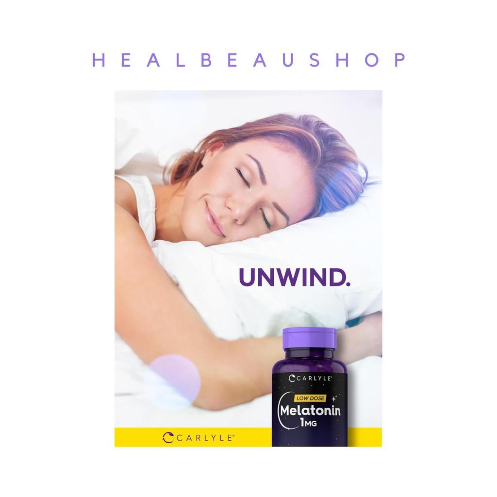 Carlyle Melatonin 1mg – 220 Fast-Dissolve Tablets | Sleep & Relaxation Support | Original USA Product