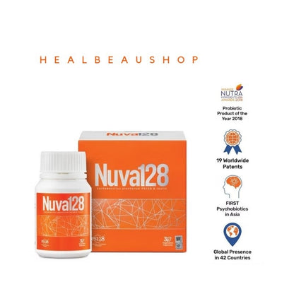 Nuva 128 Happiness Probiotic PS128® – 30 Capsules | Gut-Brain & Emotional Wellness Support