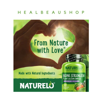 Bone Strength – Plant-Based Calcium, Magnesium, D3, K2 & Zinc | Advanced Bone Health Support | Original USA Product