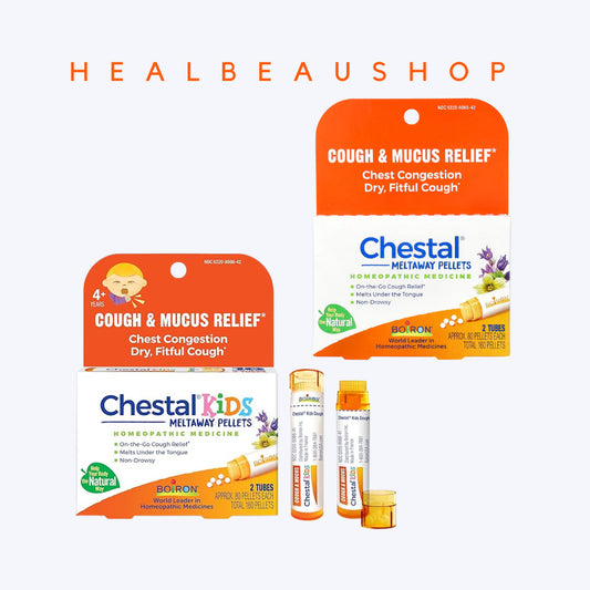 Boiron Chestal Kids – Children's Dry & Mucus Cough Relief Tablets | Homeopathic Formula