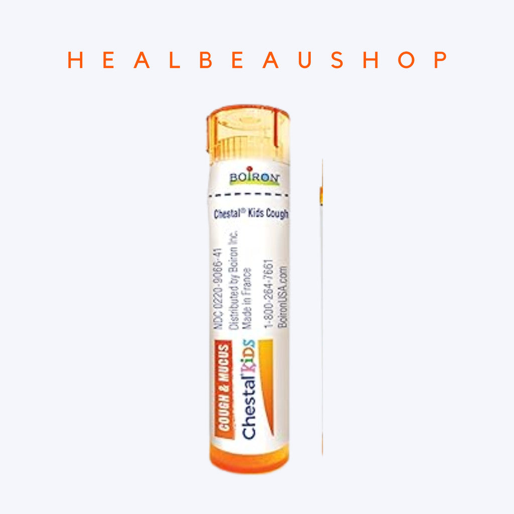 Boiron Chestal Kids – Children's Dry & Mucus Cough Relief Tablets | Homeopathic Formula
