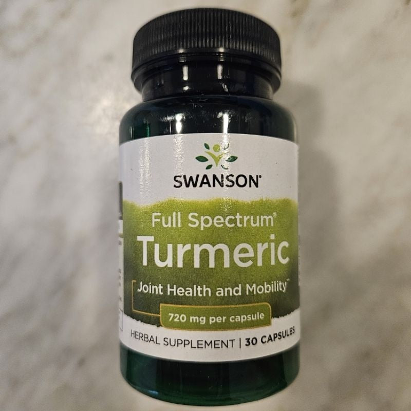Swanson Full Spectrum® Turmeric (Curcumin) 720mg – Liver, Digestive & Antioxidant Support | Original USA Product