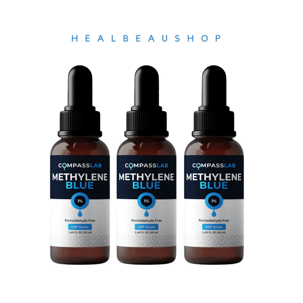 Methylene Blue 1% USP Grade – 50ml | High-Purity Laboratory Grade Solution | Original USA Product