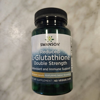Swanson Setria® L-Glutathione 100mg – 100 Capsules | Antioxidant & Cellular Wellness Support | Original USA Product