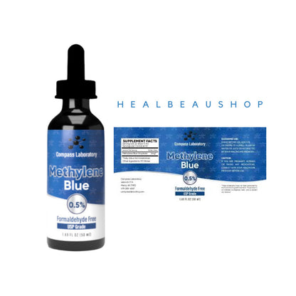 Methylene Blue 1% USP Grade – 50ml | High-Purity Laboratory Grade Solution | Original USA Product