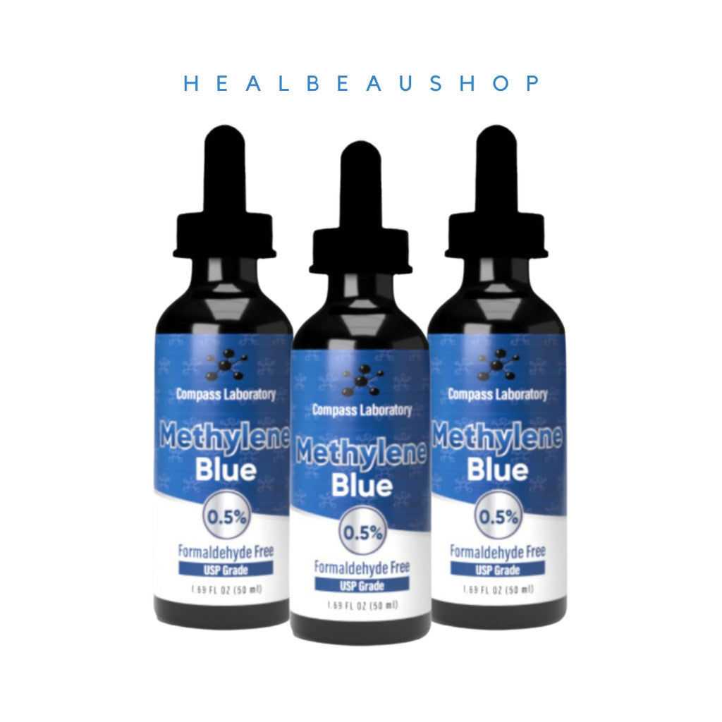 Methylene Blue 1% USP Grade – 50ml | High-Purity Laboratory Grade Solution | Original USA Product
