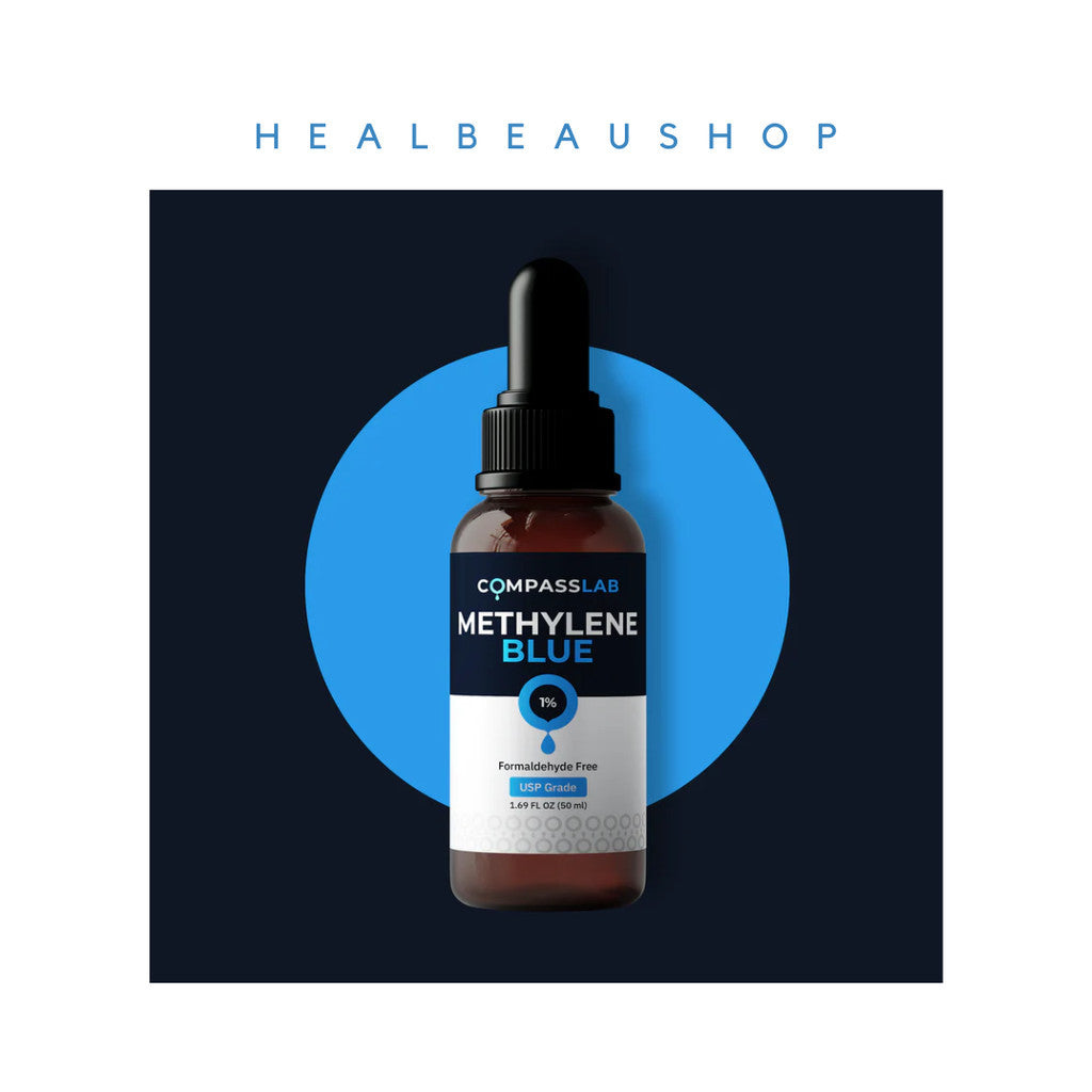Methylene Blue 1% USP Grade – 50ml | High-Purity Laboratory Grade Solution | Original USA Product