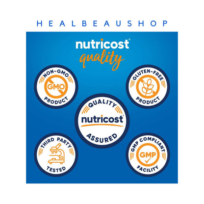 Nutricost Caffeine 100mg + L-Theanine 100mg – 240 Capsules | Energy, Focus & Calm Productivity Support | Original USA Product