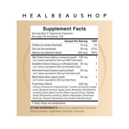 NatureBell Liver Detox – Milk Thistle, Turmeric, Dandelion Root & Beet Root | 240 Vegetarian Capsules | Liver Cleanse & Wellness Support | Original USA Product