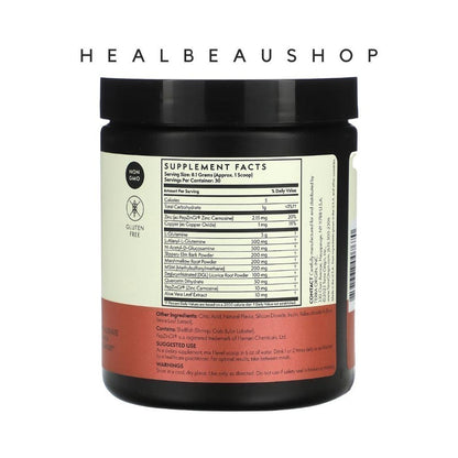 Terra Origin Healthy Gut Powder Peach Banana – 30 Servings | Advanced Digestive & Gut Health Support