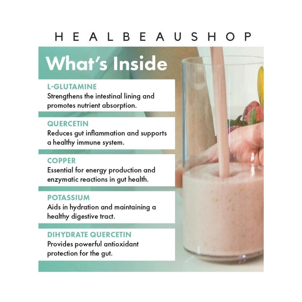 Terra Origin Healthy Gut Powder Peach Banana – 30 Servings | Advanced Digestive & Gut Health Support