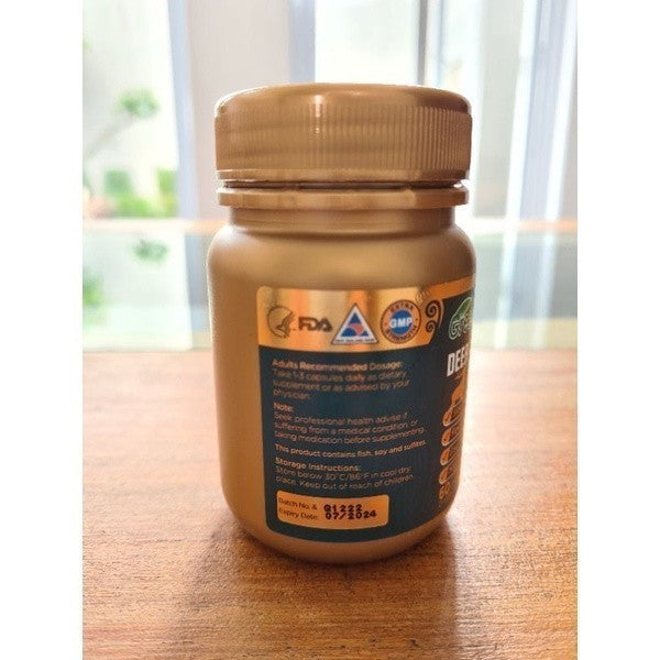 Green Health Deer Placenta 20,000mg – 60 Capsules | Premium New Zealand Deer Placenta Formula | Original Product