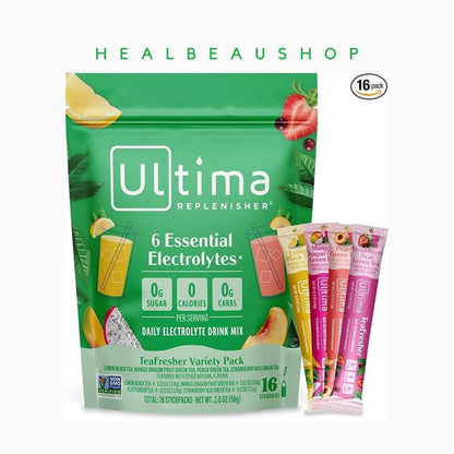 Ultima Replenisher Electrolytes – Sodium, Potassium, Magnesium, Zinc & Vitamin C | Sugar-Free Hydration Mix | Original USA Product