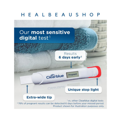 #1 Best Seller Clearblue Early Digital Pregnancy Test – 3 Tests | Over 99% Accurate | Detects Pregnancy Up to 6 Days Sooner