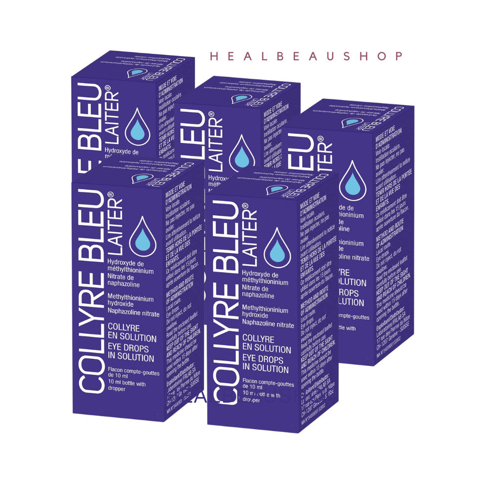 Laiter Collyre Bleu Eye Drops 10ml – Brightening & Refreshing Eye Drops | Original France Product