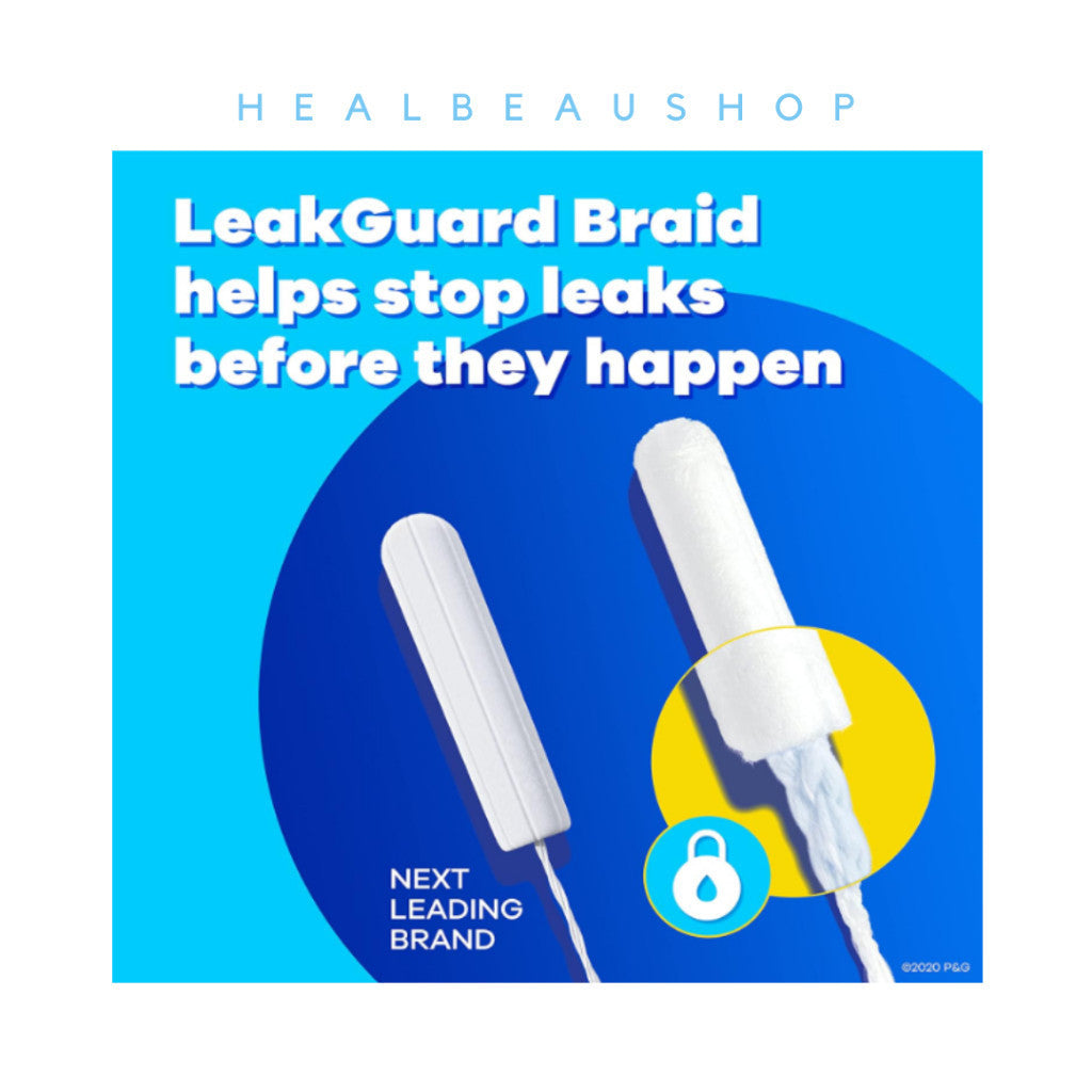 Tampax Pearl Tampons – Light, Regular, Super & Ultra Absorbency | LeakGuard Protection | Original USA Product