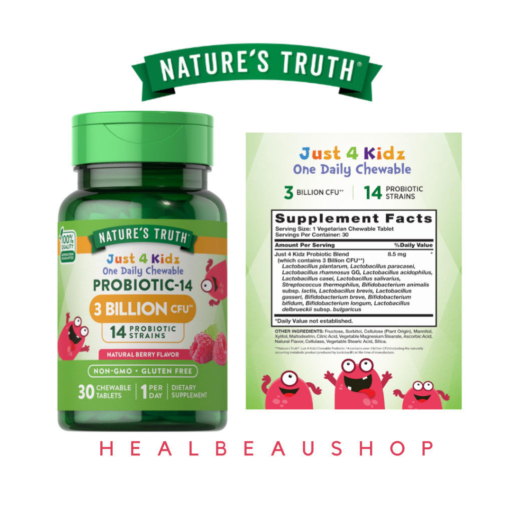 Nature's Truth Kids Series – Multivitamin, Probiotic, Elderberry, Vitamin C + Zinc & Melatonin Gummies | Children's Wellness Support | Original USA Product