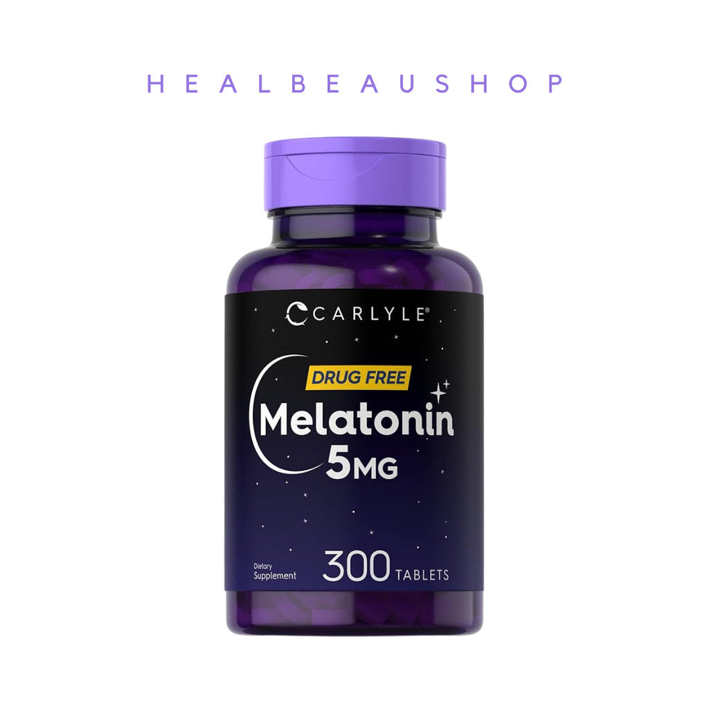 Carlyle Melatonin 5mg DF – 300 Fast-Dissolve Tablets | Sleep & Relaxation Support | Original USA Product