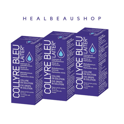 Laiter Collyre Bleu Eye Drops 10ml – Brightening & Refreshing Eye Drops | Original France Product