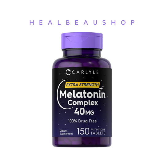 Carlyle Melatonin 40mg Complex – Advanced Sleep & Relaxation Support | Original USA Product