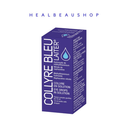 Laiter Collyre Bleu Eye Drops 10ml – Brightening & Refreshing Eye Drops | Original France Product